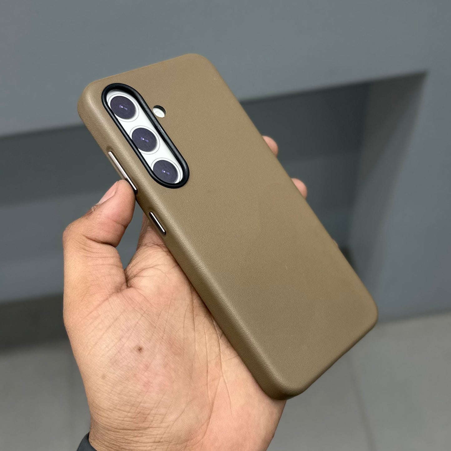 X LEVEL VEGAN CASE SAMSUNG - BROWN 2.0 ( No. 3141)