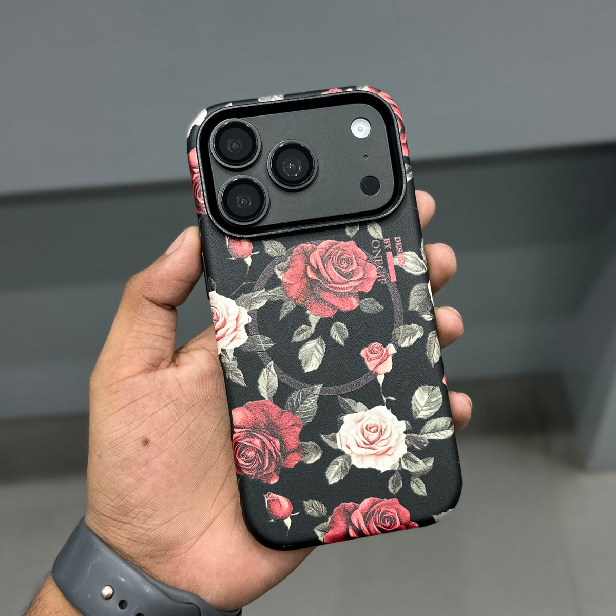 ONE GIF FLORAL EMPRESS EDITION MAGSAFE CASE - BLACK ( No. 4054 )