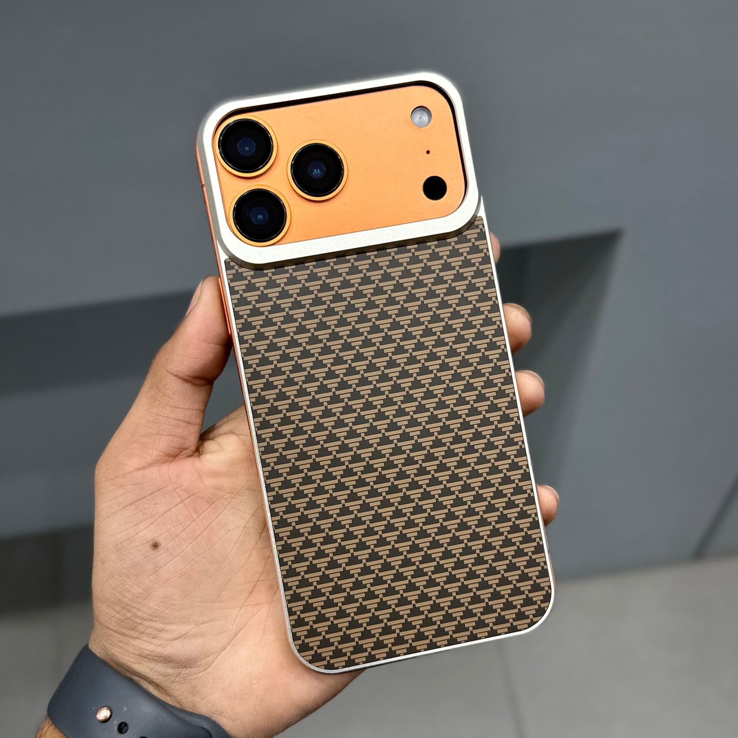 CMA MATRIX ARMOR MAGCLAP CASE - BROWN STAR ( No. 2922 )