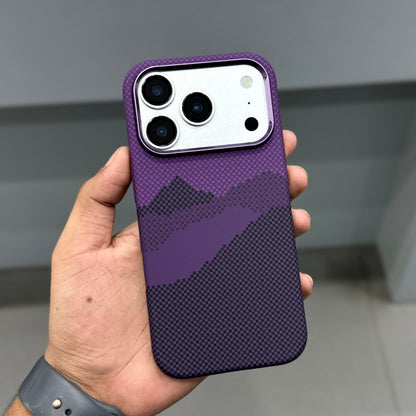 LUXO 2.0 SIDE SOFT MAGSAFE CASE - BURGUNDY MOUNTAIN ( No. 4151 )
