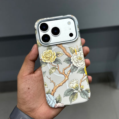 ONE GIF FLORAL EMPRESS EDITION MAGSAFE CASE - GREY ( No. 4055 )