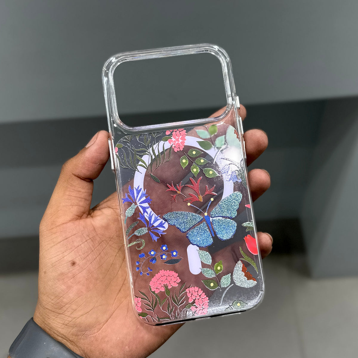 MOSTREET FLOWERS CASE - PURPLE ( No. 3924 )