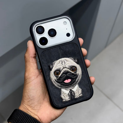 NIMMY DOG Case - Black Pug ( No. 2272 )