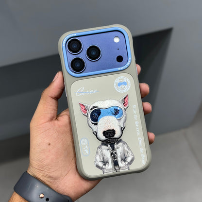 NIMMY DOG CHAIN CASE - GREY BLUE 2.0 ( No. 2534 )
