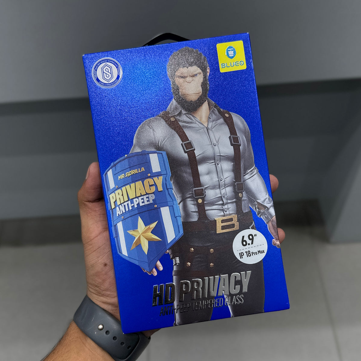 BLUEO HD PRIVACY GLASS BIG PACKING ( No. 3699 )