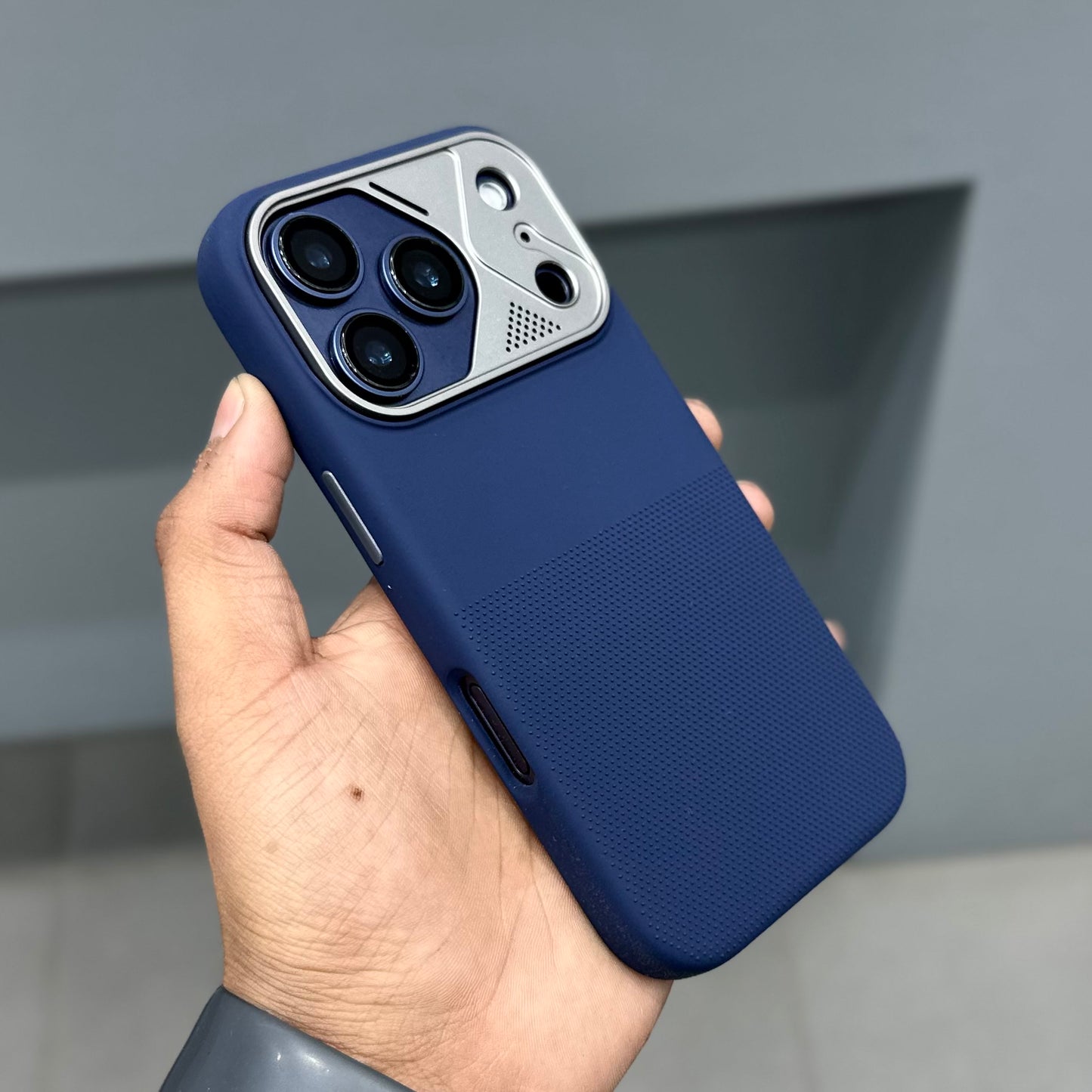 CMAQ IRON EDGE MAGSAFE CASE - BLUE GREY ( No. 2999 )