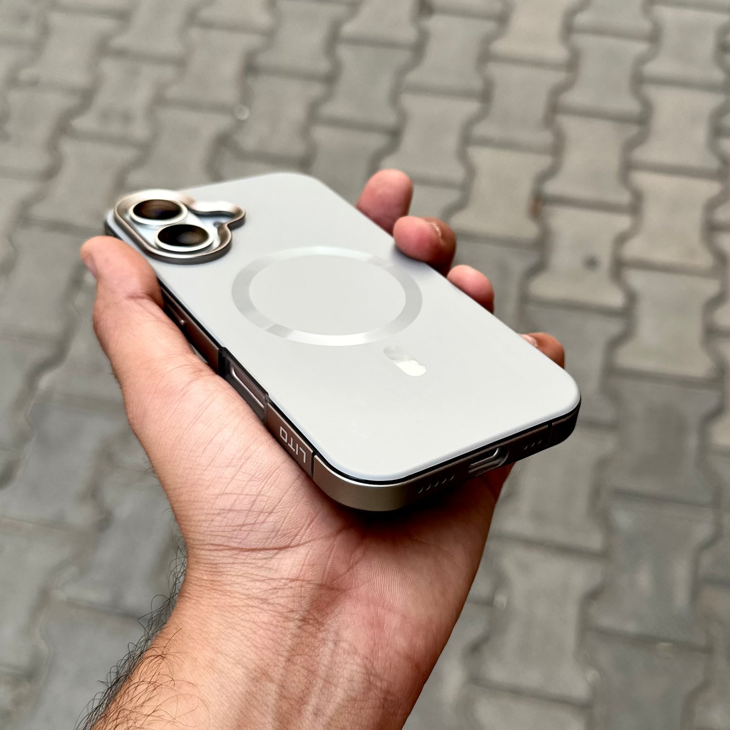 Lito Magmet Case With Magsafe- Grey ( No. 1799)