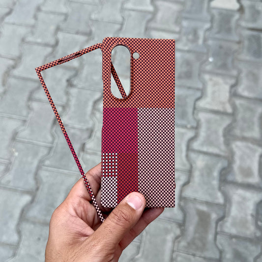 Luxo Orange Check With Magsafe-Samsung ( No. 1891 )