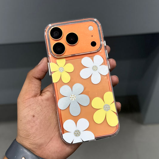 COME FLOWER CASE - WHITE - YELLOW ( No. 2976 )