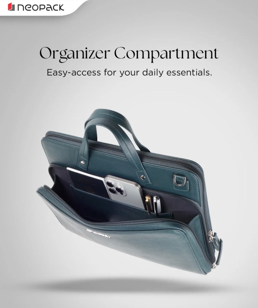 NEOPACK EVOQUE BAG 14 INCH - DARK TEAL ( No. 3955 )