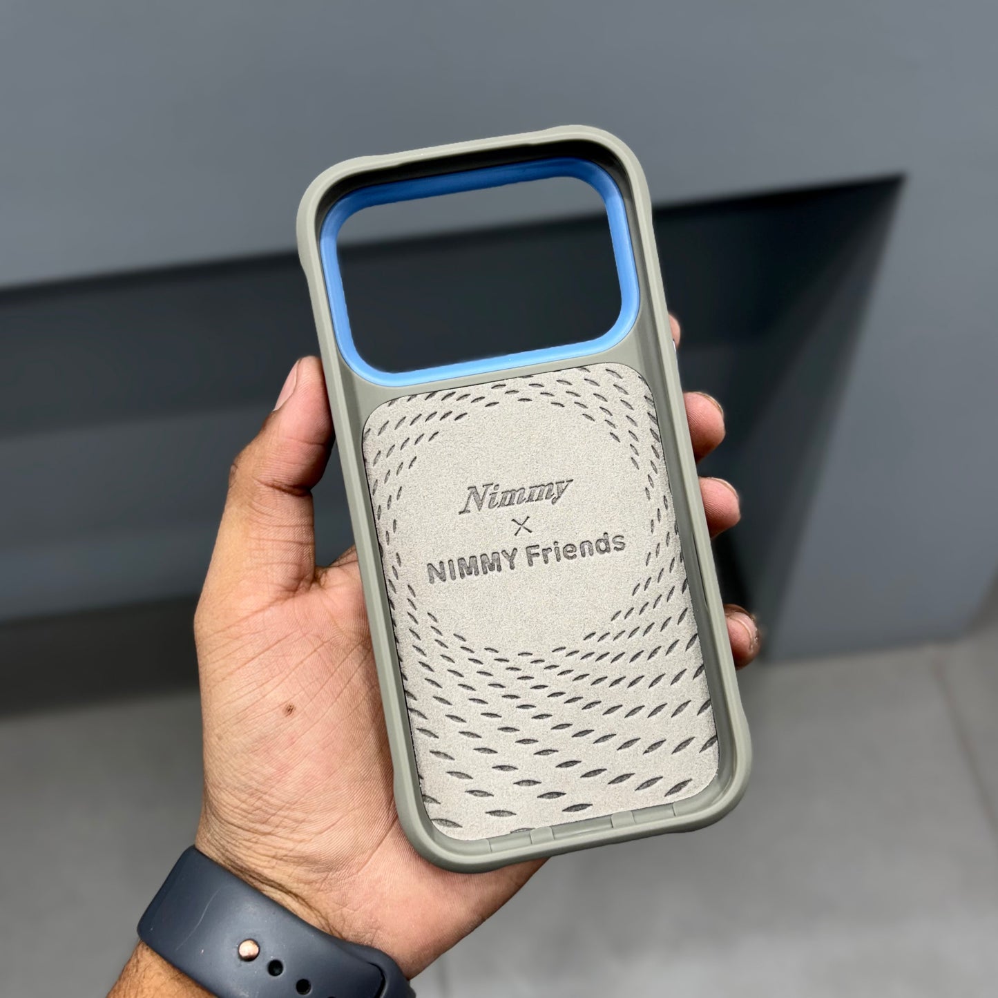 NIMMY POPUP CASE - GREY BLUE ( No. 2700 )