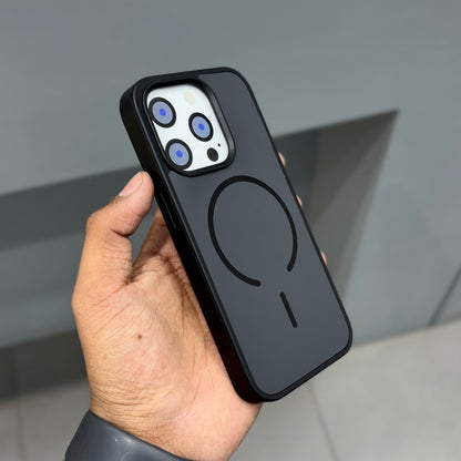 HAMURU SKIN FEELCASE MAGSAFE - BLACK ( No. 2382 )