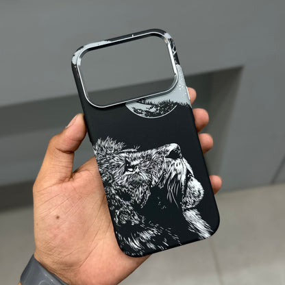 LUXO LION CASE MAGSAFE-BLACK ( No. 3266 )