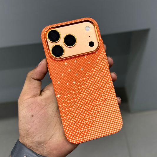 LUXO MAGSAFE CASE - ORANGE MOUNTAIN TEXTURE ( No. 3587 )