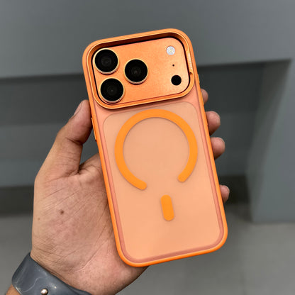 NY FROSTED SIDE SOFT CASE - ORANGE ( No. 2735 )