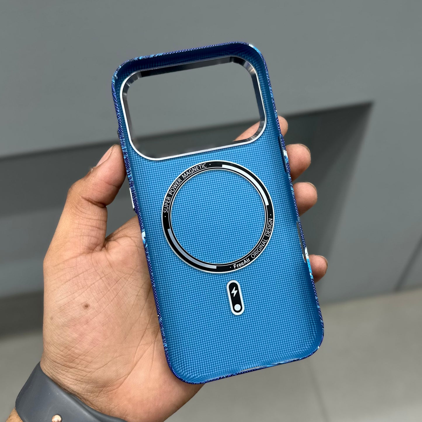 LUXO CARBON CASE- BLUE WAVES ( No. 3162 )