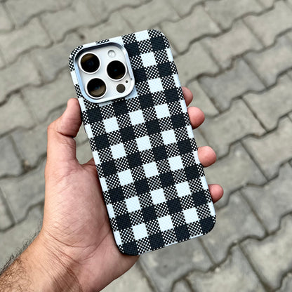 Luxo Grey White Check With Magsafe ( No. 1887 )
