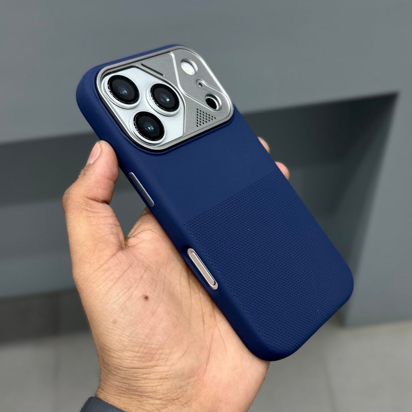 CMAQ IRON EDGE MAGSAFE CASE - BLUE GREY ( No. 2999 )