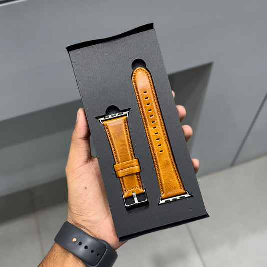 SANTA BARBRA LEATHER STRAP - TAN ( No. 2366 )