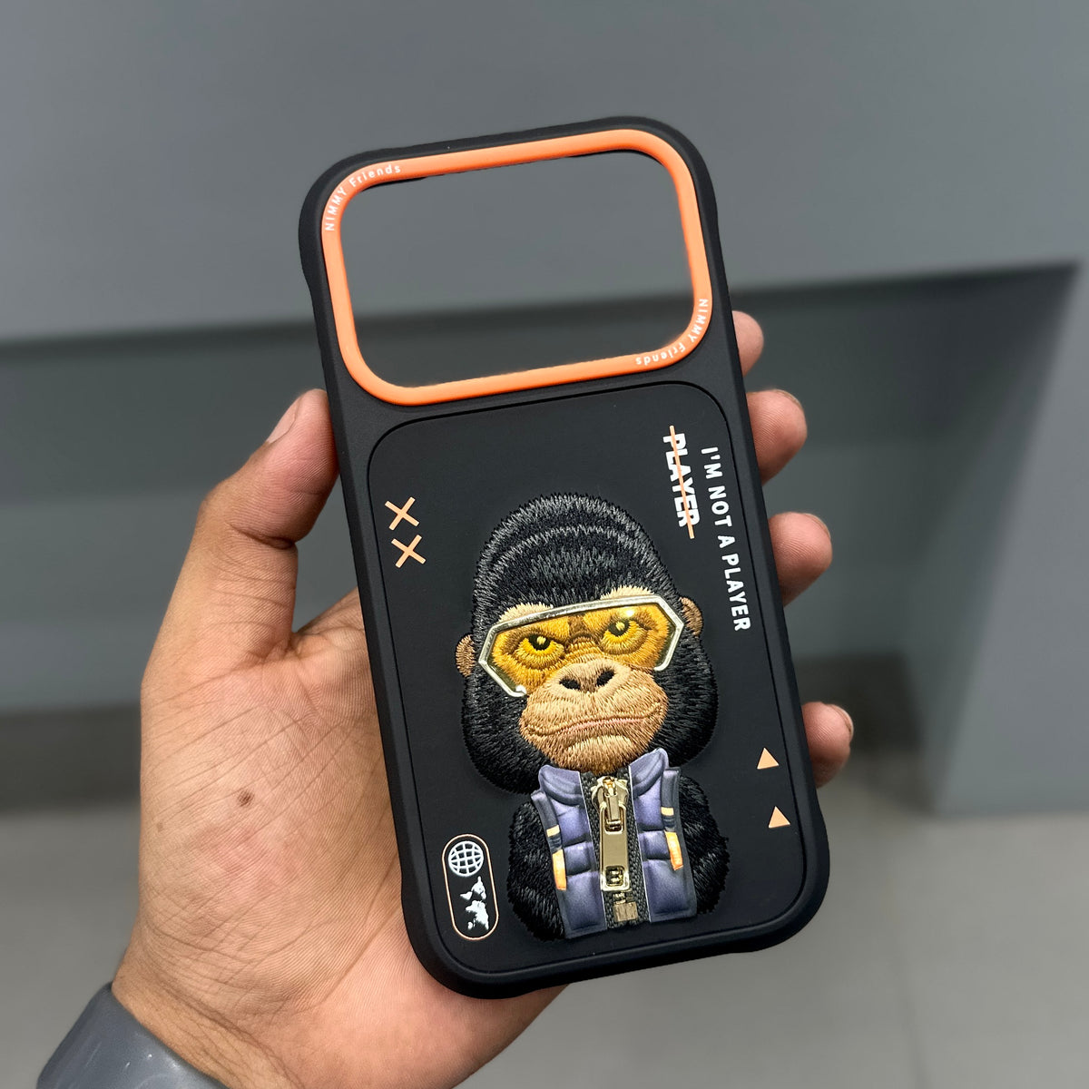 NIMMY GORILA CASE - BLACK ORANGE ( No. 2540 )