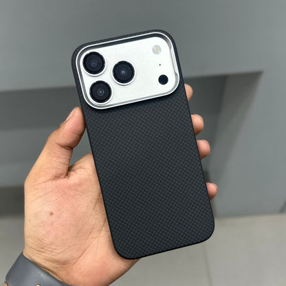 SLIVA IKEVLAR REAL CARBON CASE - BLACK - GREY ( No. 3134 )