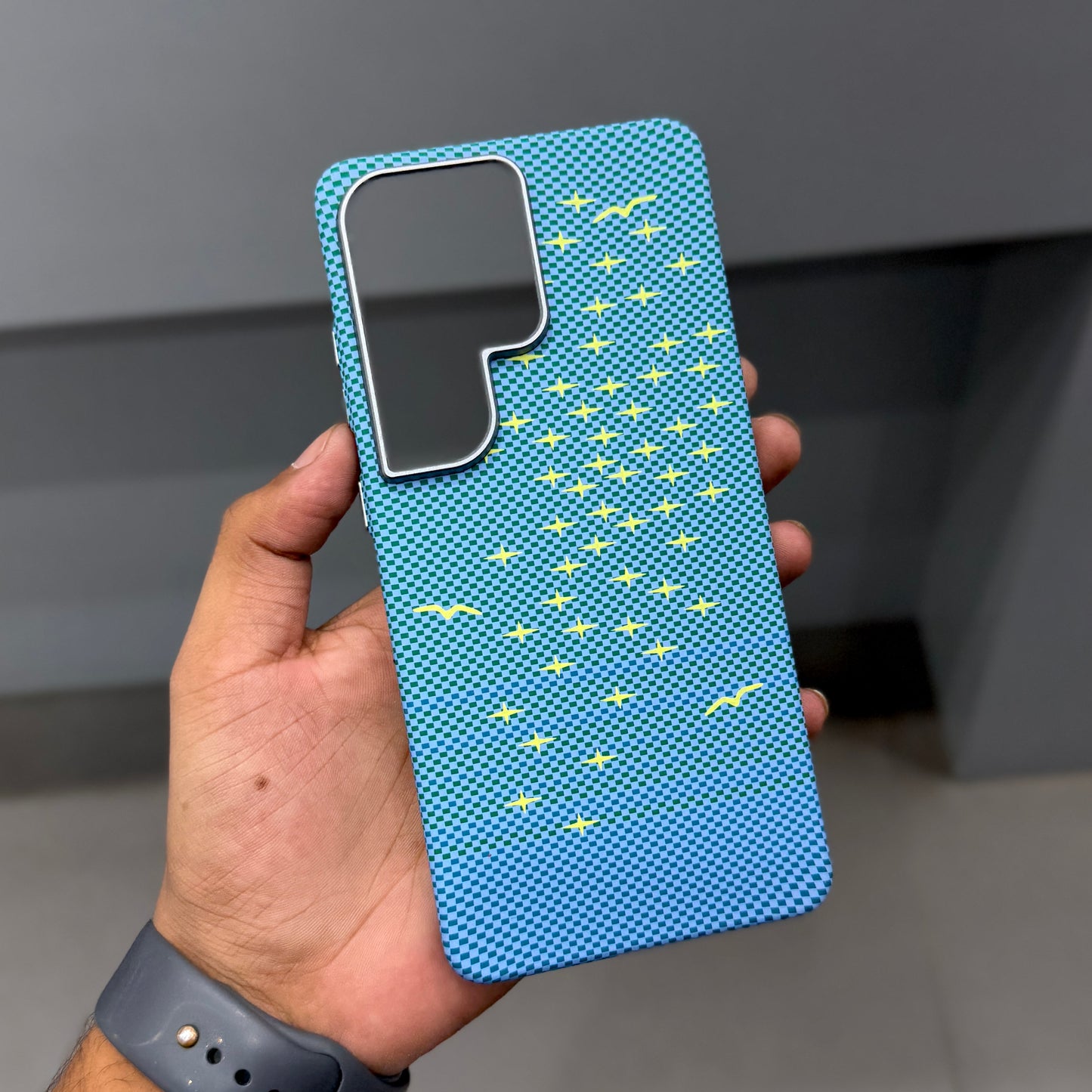 DREAMS CARBON CASE MAGSAFE - BLUE ( No. 3286 )