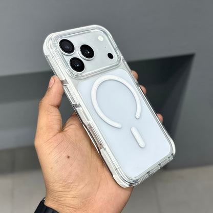 TRANZO TRIPLE LAYER MAGSAFE CASE-WHITE ( No. 2960)