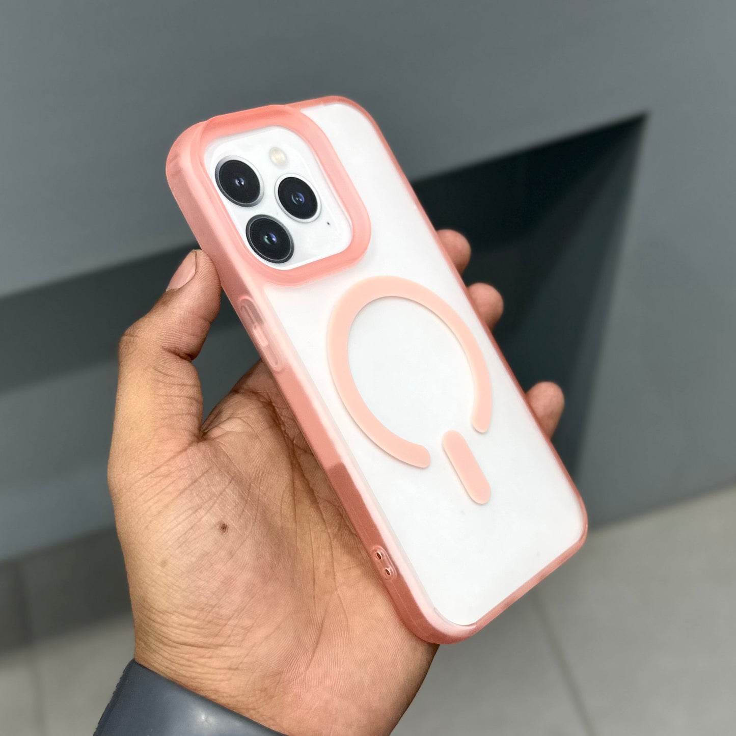 SILKLINE CASE WITH MAGSAFE TPU - PINK ( No. 2648 )