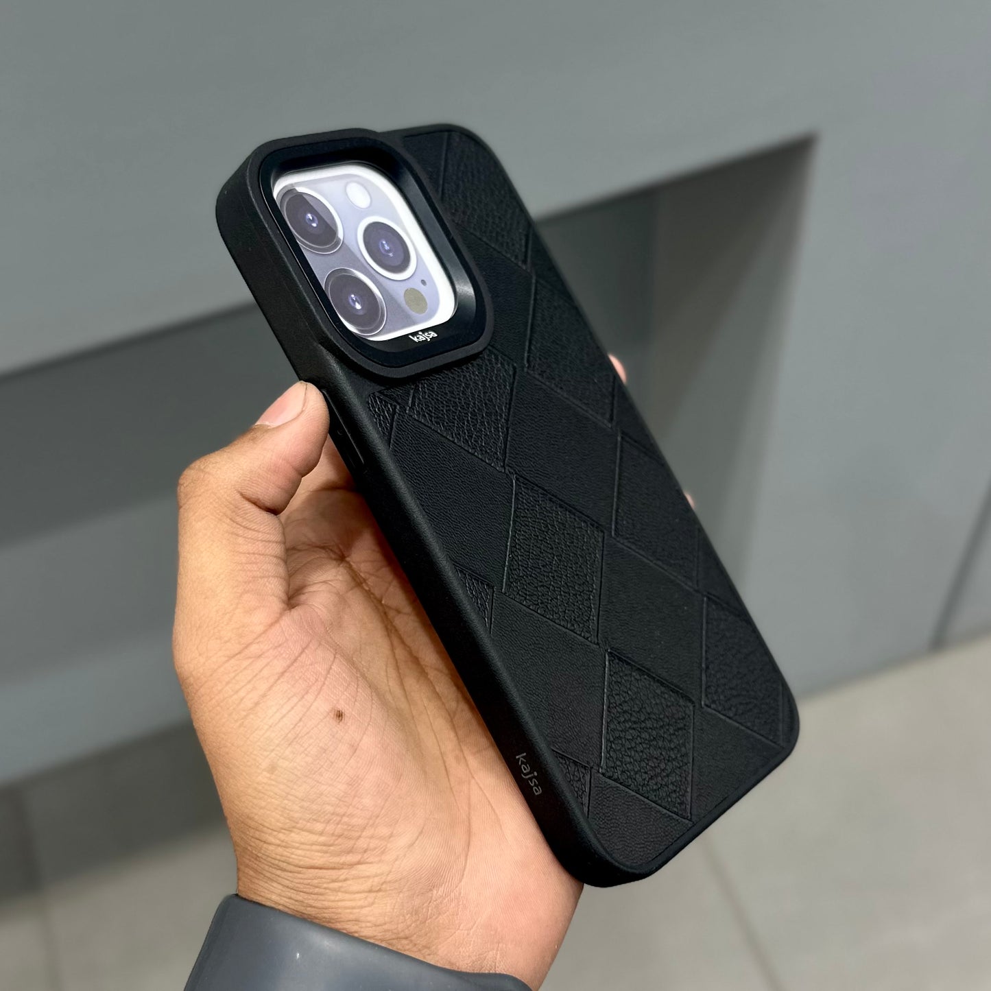 KAJSA LEATHER CASE - BLACK ( No. 2631 )