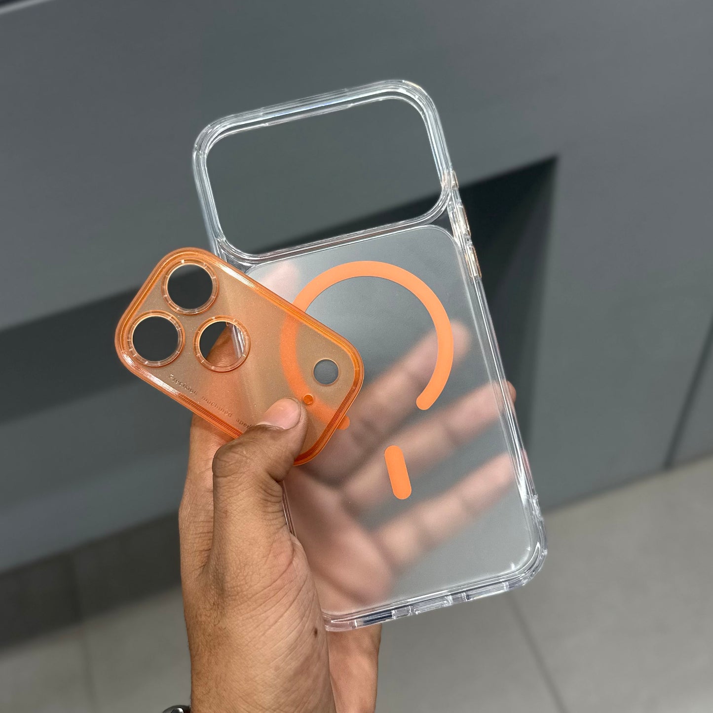 LAZY BOAT NEXT GEN MAGSAFE AND CAMERA BUTTON - ORANGE ( No. 2656 )