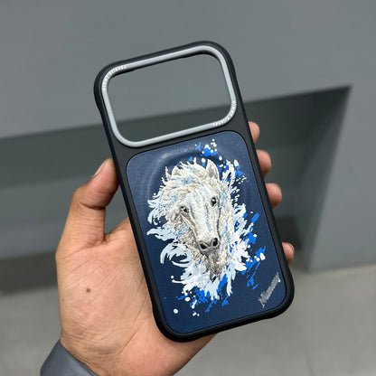 NIMMY DAZZLING SERIES MAGSAFE-BLUE HORSE ( No. 3354 )