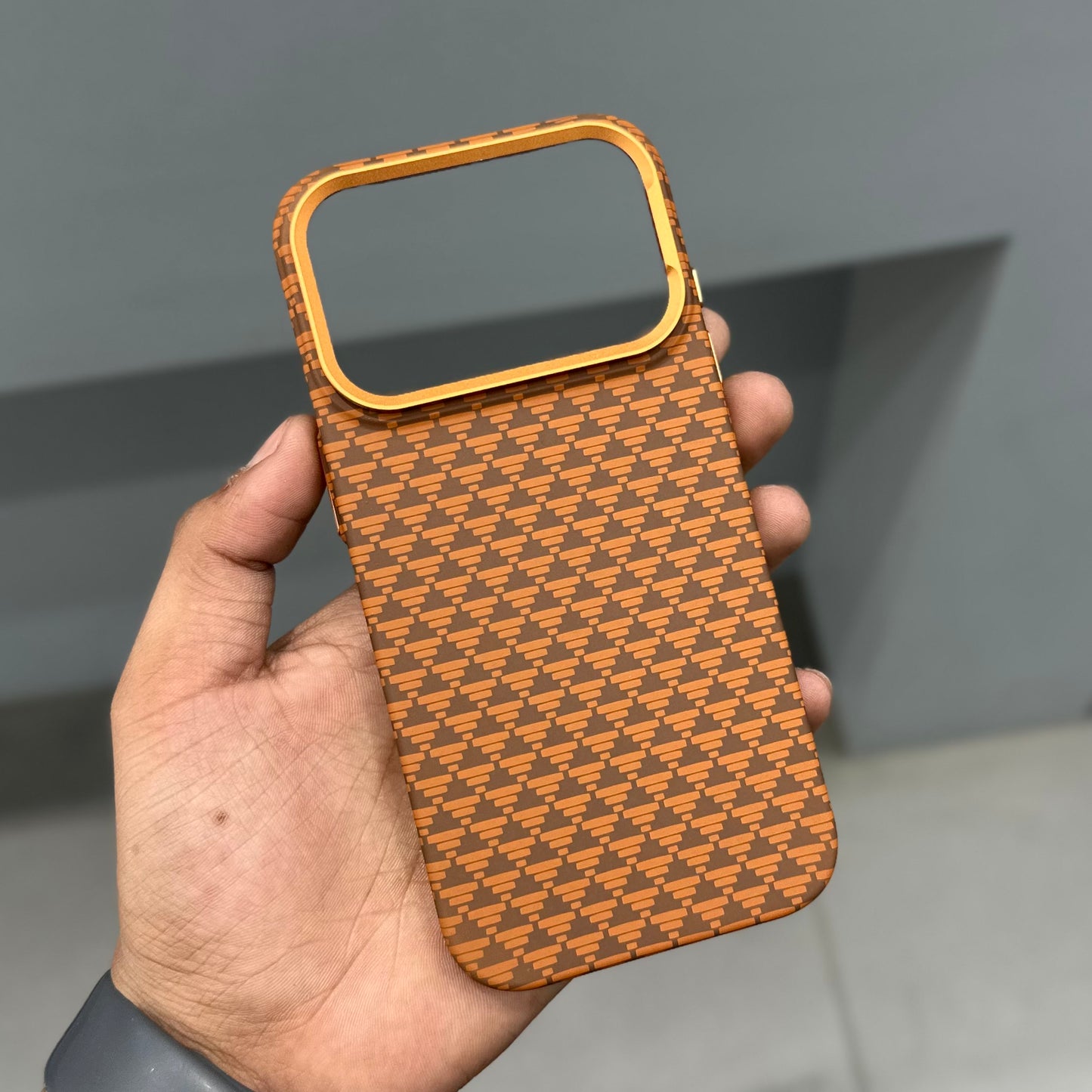 PINKSUN CARBON CASE - ORANGE ( No. 3129 )