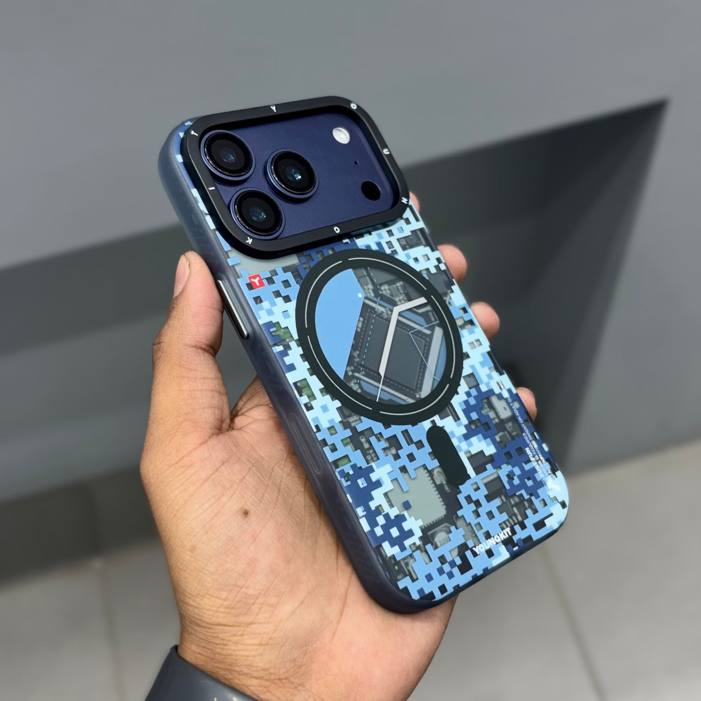 YOUNGKIT CEMO MAGSAFE CASE - BLUE ( No. 2395 )