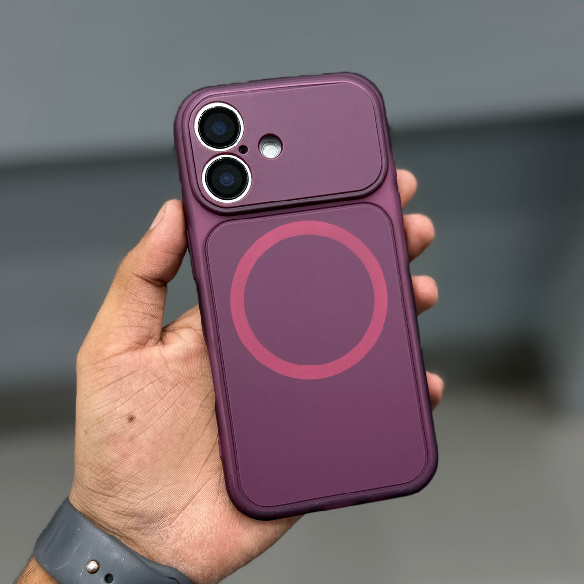 DREAMS CLOUD MAGSAFE CASE - BURGUNDY ( No. 4099 )