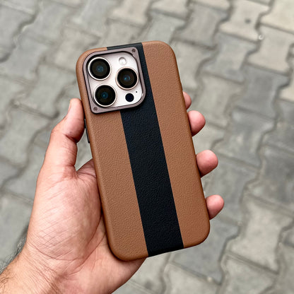 LFOM Case With Magsafe-Brown-Black ( No. 1819 )