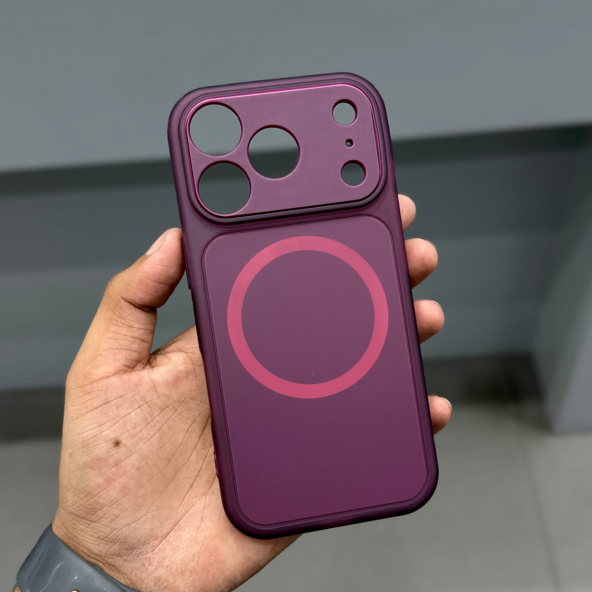 DREAMS CLOUD MAGSAFE CASE - BURGUNDY ( No. 4099 )