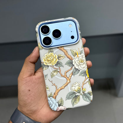 ONE GIF FLORAL EMPRESS EDITION MAGSAFE CASE - GREY ( No. 4055 )