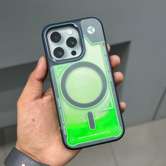 GRAFIX SAND FLOTING CASE WITH MAGSAFE - GREEN ( No. 2650 )