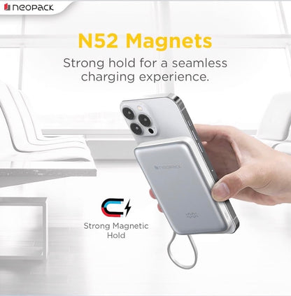NEOPACK POWERLINK MAGSAFE POWER BANK - GREY ( No. 3957 )