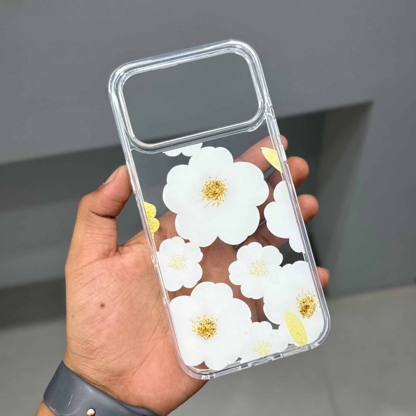 TRANZO BC 02 FLOWER CASE - WHITE ( No. 3400 )