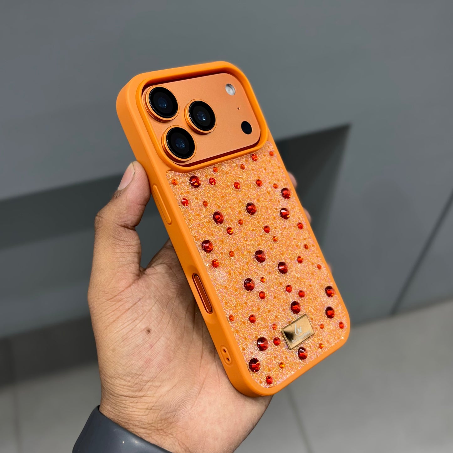 BLING WORLD DIMO CASE - ORANGE ( No. 2370 )