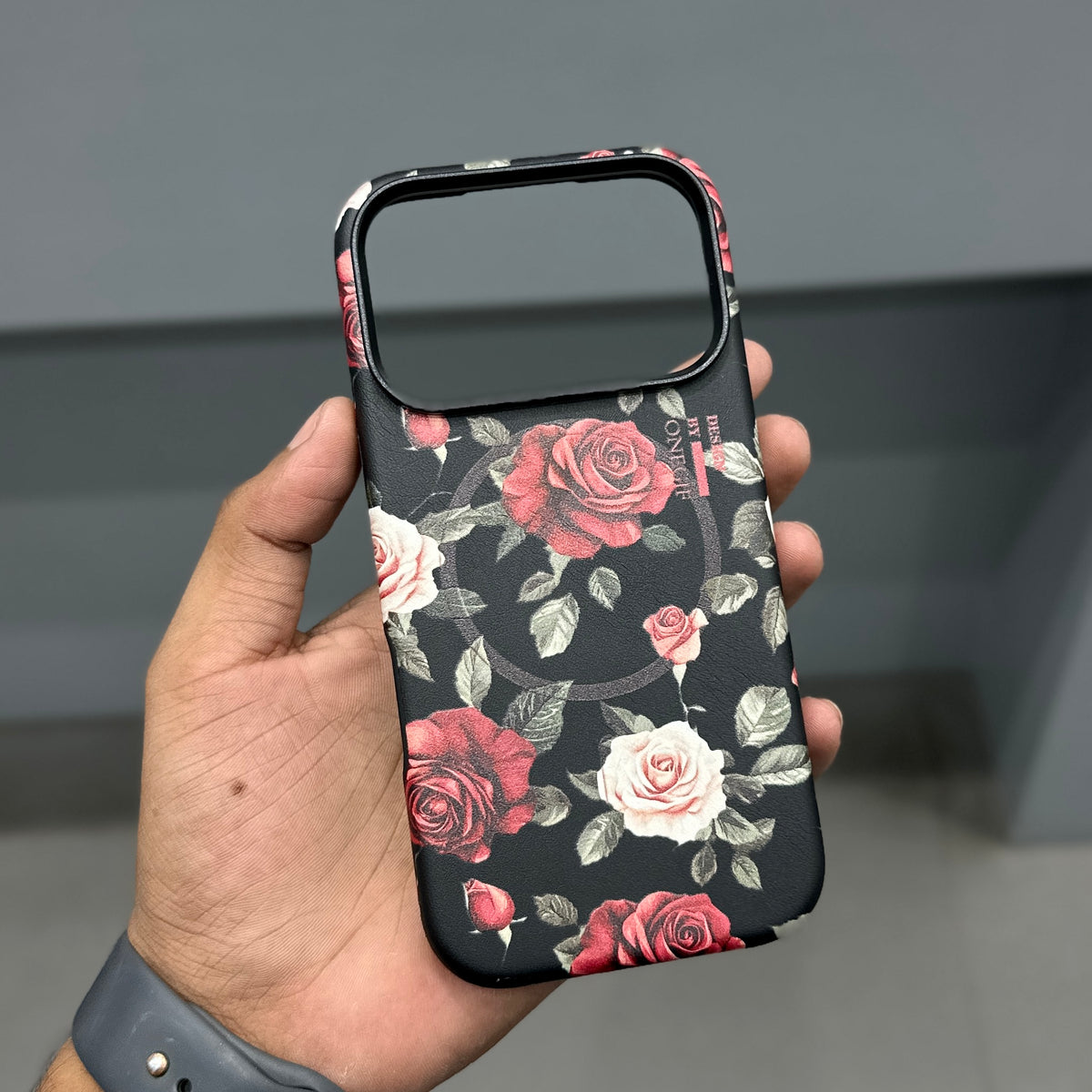 ONE GIF FLORAL EMPRESS EDITION MAGSAFE CASE - BLACK ( No. 4054 )