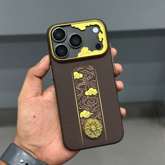 BLUEO AUSPICIOUS SHIFT MANTRA ARAMID FIBER CASE - DARK BROWN ( No. 4186 )