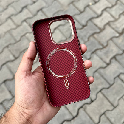 Luxo BrownCheck 10.0 Case With Magsafe ( No. 1889 )