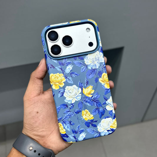 ONEGIF FLORAL EMPRESS EDITION MAGSAFE CASE - BLUE 2.0 ( No. 2691 )