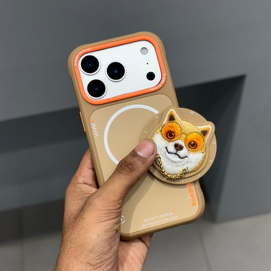 NIMMY POPUP CASE - BROWN ORANGE ( No. 2698 )