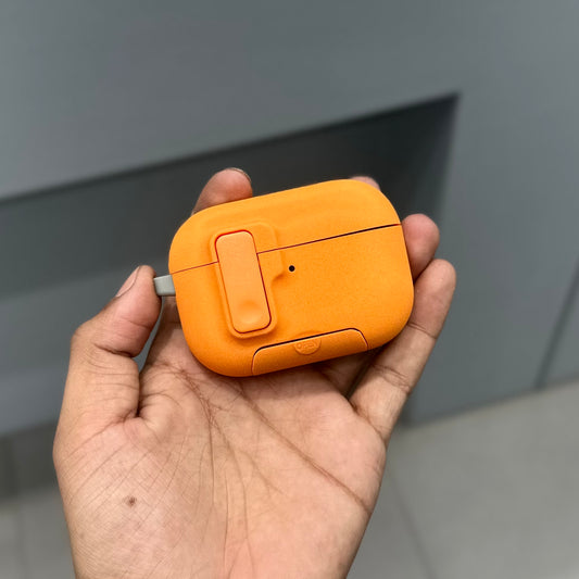 SAND LON AIRPODS CASE - ORANGE ( No. 2653 )