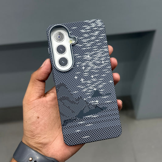 LUXO CARBON CASE SAMSUNG -GREY STARS ( No. 3168 )