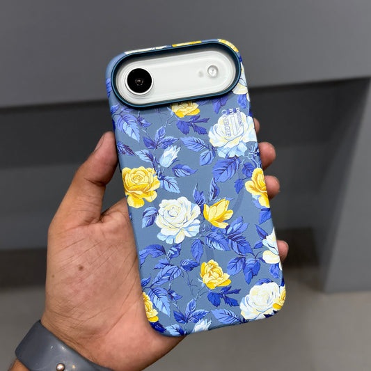 ONEGIF FLORAL EMPRESS EDITION MAGSAFE CASE - BLUE ( No. 2690 )