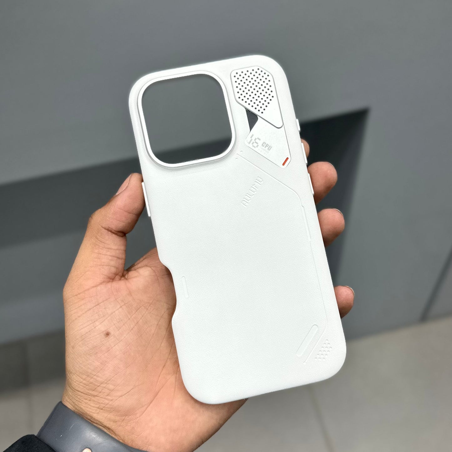 AULUMU VEGAN LEATHER CASE - WHITE ( No. 2640 )